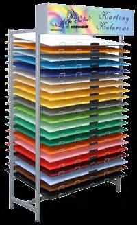 114 06 PAPIER, ETYKIETY, DRUKI KARTONY KOLOROWE Kolekcja kolorowych kartonów offsetowych barwionych w masie.
