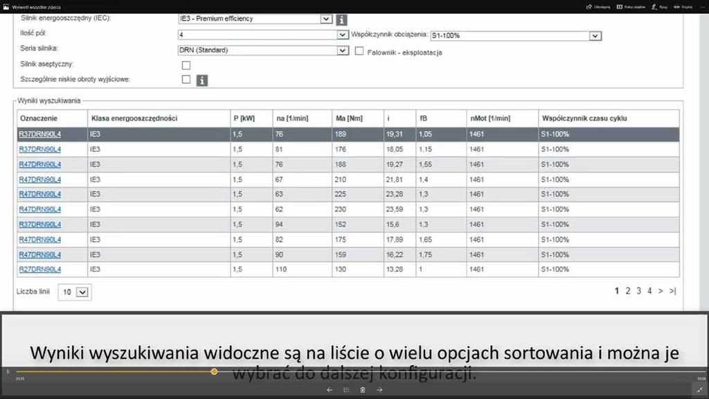 4 1. W obszarze Pozostałe funkcje [2] proszę wprowadzić oznaczenie typu. 2. Następnie proszę kliknąć [Szukaj]. W wynikach wyszukiwania wyświetlona zostanie lista produktów z tym oznaczeniem typu. 4.