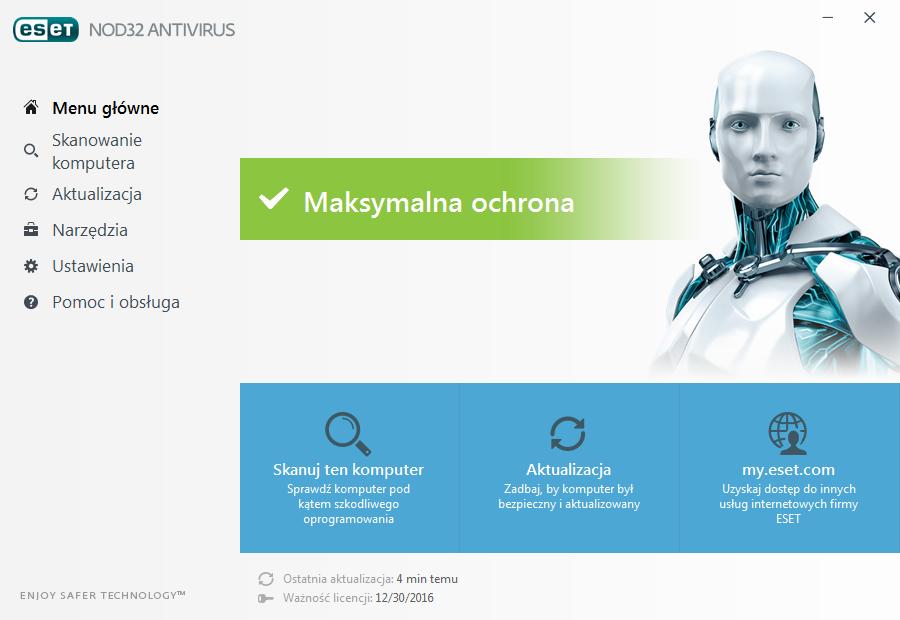 systematycznie aktualizowany w celu zapewnienia maksymalnego stopnia ochrony przed najnowszymi zagrożeniami.