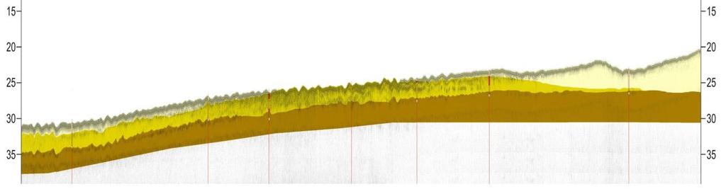 / high-frequency method routinly used for linear constructions (submarine cables, gas pipelines), for recognition of raw materials accumulations, shoreline studies etc.