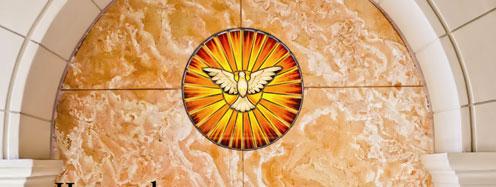 And the letter to Titus reminds us that the Holy Spirit was richly poured out on us also, through the bath of rebirth (Titus 3:5, 6). Copyright J. S. Paluch Co.