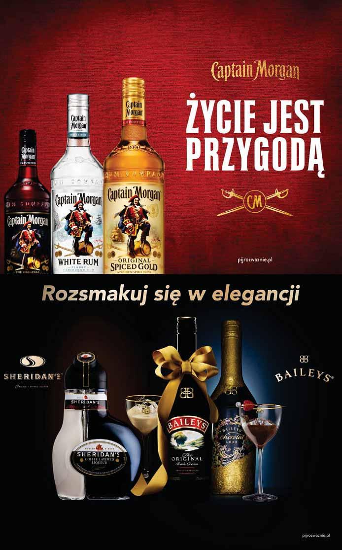 Rum Captain Morgan Black cena jedn. 78,56 zł/l Rum Captain Morgan White cena jedn. 78,56 zł/l Rum Captain Morgan Gold cena jedn.