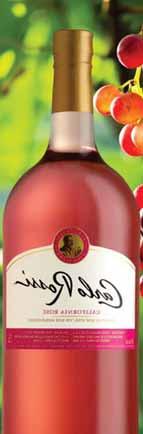 42,65 zł/l N S -25% 39,99 zł 35,99 zł 33,99 zł 29,99 butelka 31,99 butelka USA 28,99 butelka Wino California białe, czerwone i różowe półwytrawne cena jedn.