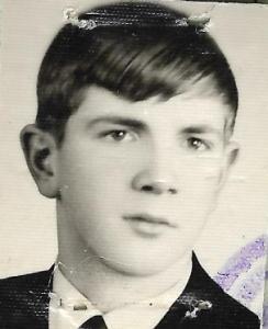 na letnim obozie w Olecku w 1968 roku. Jak widać humory dopisują.