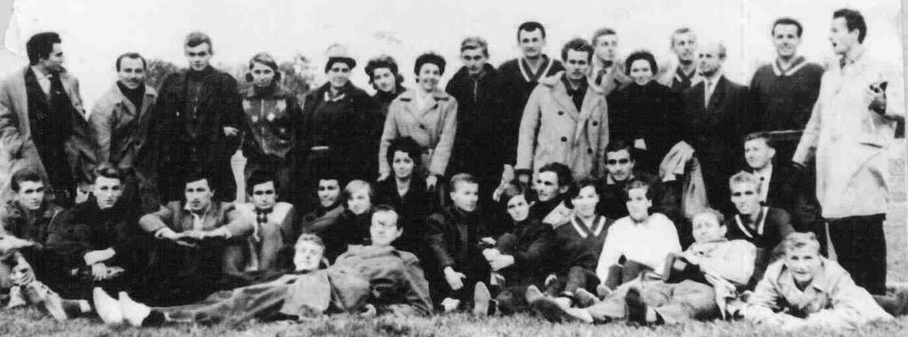 II-ligowy zespół Jagiellonii Białystok w 1966 roku. Fot.