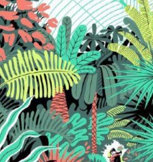 STYLISTIC LINES SS 2017 GIRL & BOY Colourful jungle (Wójcik) Zwierzęta wyłaniające się z gąszczu soczystej zieleni i turkusu będące autorskimi nadrukami naszych projektantek pozwolą