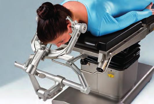 NEUROCHIRURGIA LARYNGOLOGIA OKULISTYKA I Neurosurgery Laryngology Ophthalmology DORO ATTACHMENT for neurosurgical treatments and operations, enables immobilization of the head thanks to the use of