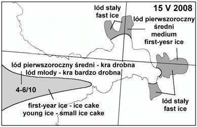 tylko nieco przekraczała 0 C. W takich warunkach, mimo dnia polarnego, insolacja była mała. Ograniczało to procesy eksfoliacji lodu i dezintegracji blokowej na klifie Lodowca Hansa.