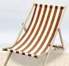 krzesło plażowe