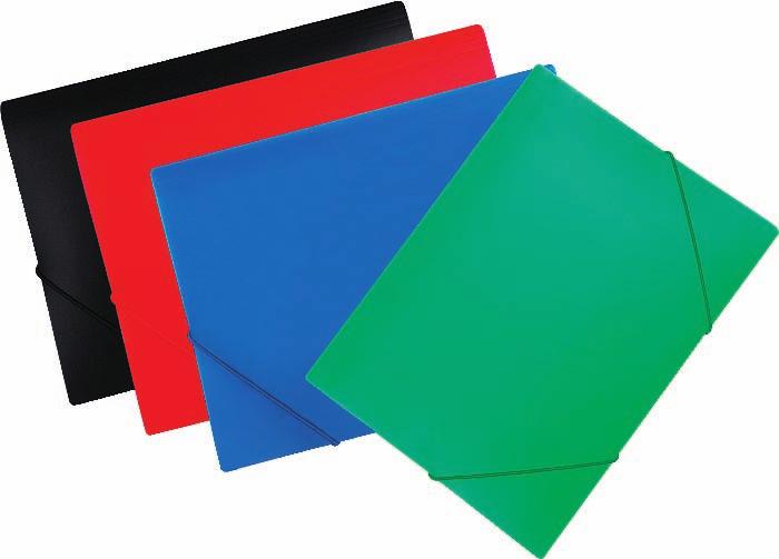 Teczka Box na Gumkę A4 - FOCUS BOX Action Case on Elastic Band - FOCUS wykonana z mocnego polipropylenu klapki wewnętrzne zabezpieczające zawartość przed