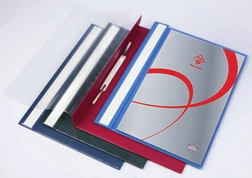 Skoroszyt A4 PP z Listwą Boczną QW324A - FOCUS QW324A FOCUS flat file with long clip, A4 PP przód wykonany z wysokoprzezroczystego PP spód wykonany z twardego PP wyposażony w listwę zaciskową