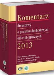 PODATKI 2013 4 112 str. B5 cena 110,00 zł symbol RIK845e Anna Wyrzykowska Instrukcja podatkowego rozliczania wynagrodzeń z wzorami dokumentów 74 str.