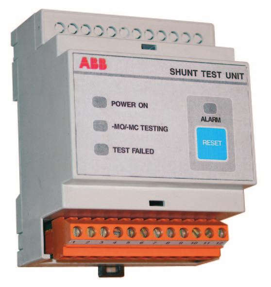 21 STU Shunt Test Unit Urządzenie do kontroli działania i ciągłości elektrycznej wyzwalaczy otarcia/zamknięcia.