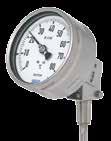 Termometry mechaniczne WIKA produkuje termometry bimetaliczne i gazowe służące do pomiaru temperatury w mechanicznych