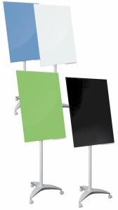 PRODUKTY KONFERENCYJNE flipcharty FIPCHART SKANY 2X3 tablica o wymiarach 70 x 0 cm, o o stałym kącie pochylenia 15 powierzchnia szklana o właściwościach magnetycznych i nasyconych kolorach podstawa