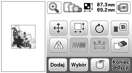projektowni hftów ). Możn również korzystć ze wzorów zpisnyh w pmięi USB (sprzedwn oddzielnie). e Niśnij przyisk, nstępnie przyisk.