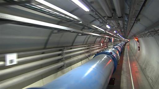 Large hadron collider LHC 6000 superconducting magnets will accelerate proton beams in opposite