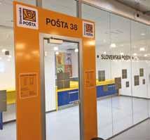 naše úspechy 1/2016 Nová moderná pobočka Slovenská pošta (ďalej SP) koncom januára otvorila novú modernú pobočku, Poštu Bratislava 38, v priestoroch klientskeho centra na Tomášikovej 46 v Bratislave.