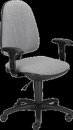 244 17 MEBLE BIUROWE Poprzeczny profil na oparciu zapewnia komfort siedzenia Ergonomicznie wyprofilowane oparcie KRZESŁO PEGAZ R ERGO Miękkie, tapicerowane