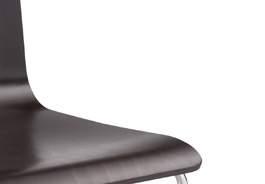 D Gdy krzesło nie jest używane, istnieje możliwość zawieszenia krzesła na blacie stołu; gumowe podkładki pod