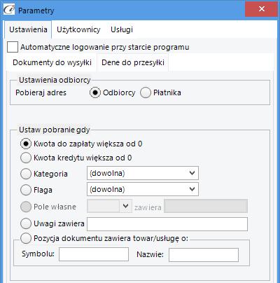 16) Dane do Przesyłki ul.
