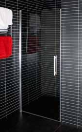 Door System unoszenia drzwi prysznicowych DOOR pozwala, na ich natychmiastowe podnoszenie przy otwieraniu, pozwalając na swobodną oraz