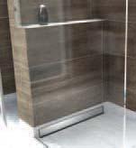 TersoWALL do zabudowy tworzącej próg, półkę lub na pełnej wysokości łazienki 700-1200 1-280 498-276 Nr kat. VE 1 PG Cena/szt.