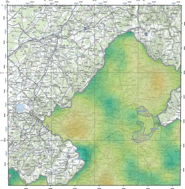 Ryc. 1. Obszar perspektywiczny wyst¹pieñ mineralizacji z³ota pierwotnego typu kontaktowo-metasomatycznego (y i berezyty) i y³owego w rejonie k³odzko-z³otostockim w Sudetach.