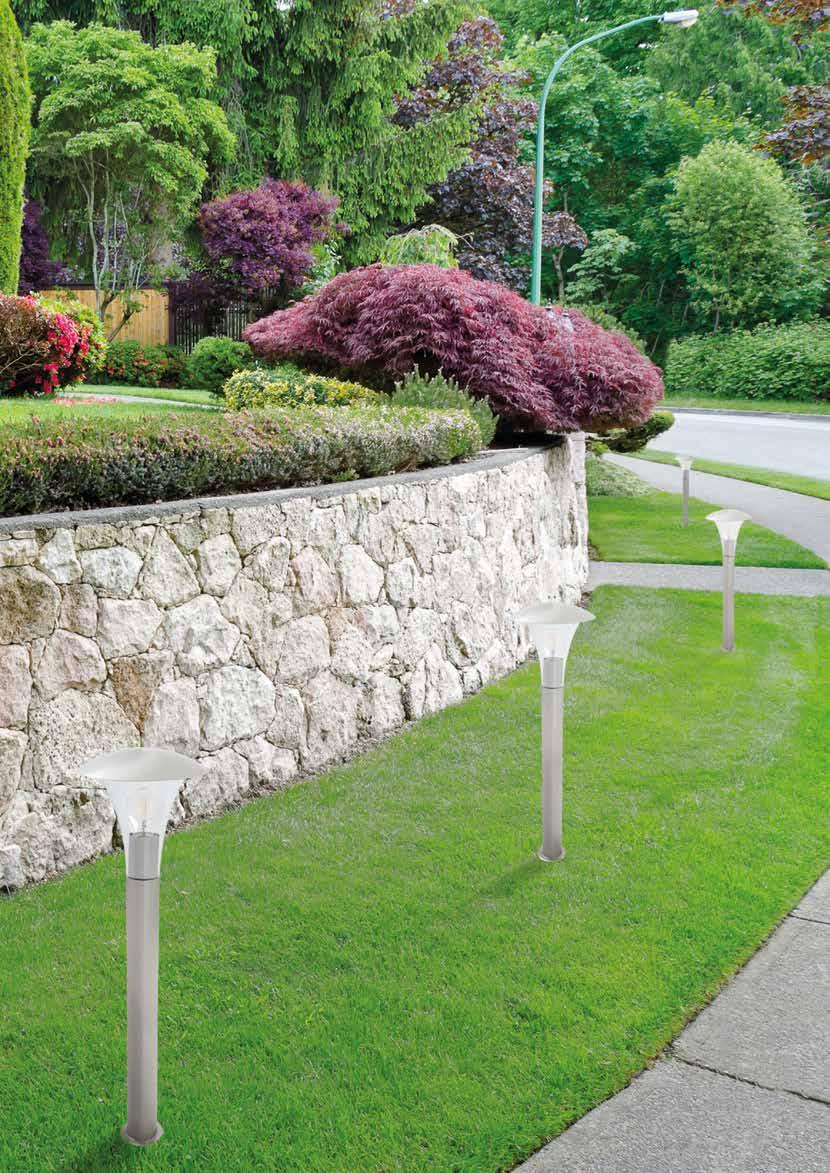 LUGEA EN The innovative and at the same time simple and ascetic design of LUGEA lamp fittings will ideally fit almost every garden.