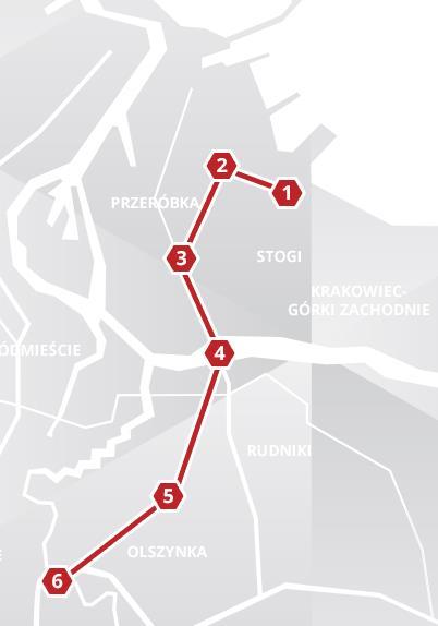 Studium wykonalności 4a Budowa Mostu nad Martwą Wisłą Zakończone 4b 5 6 Zwiększenie przepustowości mostu do 240 pociągów/dobę Linia kolejowa Nr 226 (powiększy