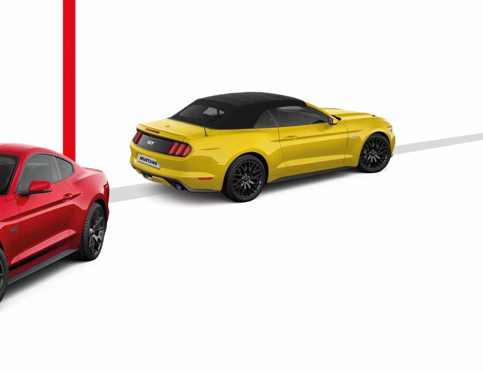 Silnik V8 o pojemności 5.0 l Kultowy silnik o pojemności 5.0 l świetnie pasuje do całkowicie nowego Mustanga.