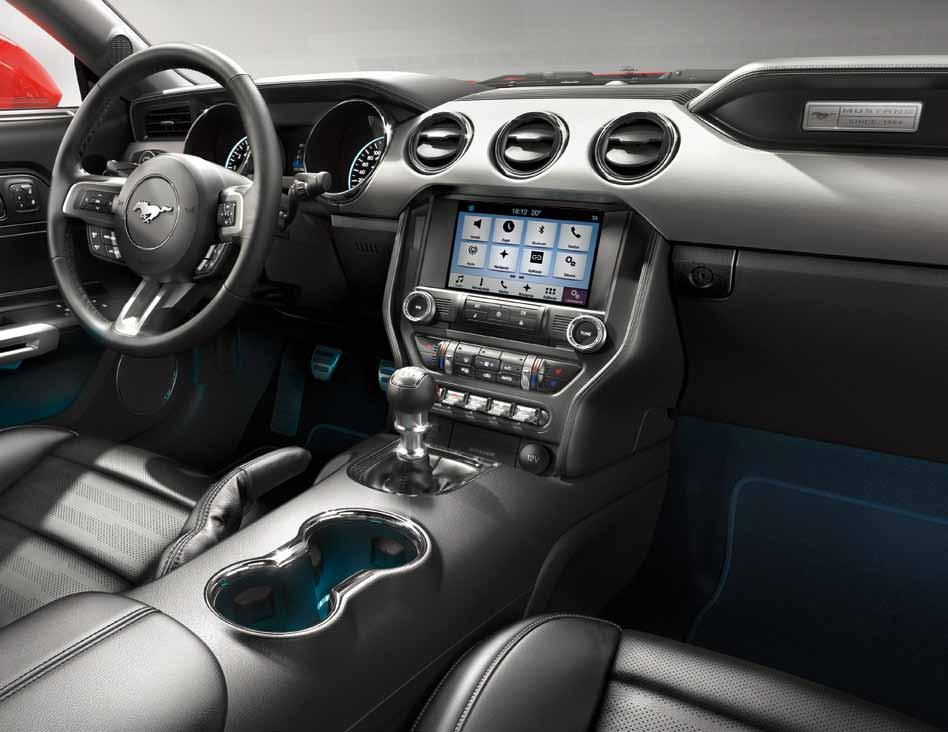 Nawigacja satelitarna z Ford SYNC 3 oraz nagłośnieniem Shaker TM Pro System audio i nawigacji z Ford SYNC 3 z 8 kolorowym ekranem dotykowym i sterowaniem głosowym oraz znakomitym systemem