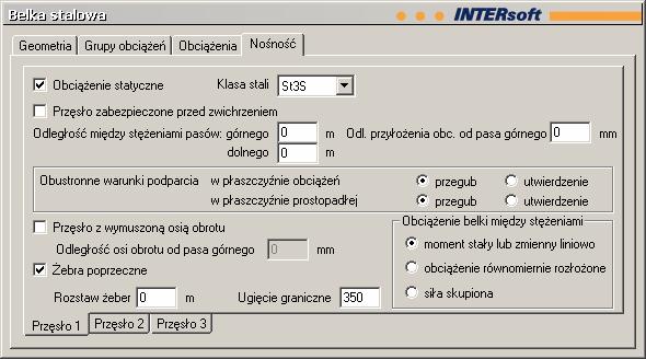 P1: P1: P1, P2: P1: [kn] [kn/m] [kn/m] [knm] a, b: [m] Gr. ob. [-] Szer. docisku Dodaj: Usuń: [mm] Wartość siły skupionej. Wartość obciążenia równomiernego. Wartości obciążenia trapezowego.