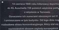 Budynek przedwojennego Monopolu Tytoniowego, w którym początkowo umieszczono więźniów z pierwszego transportu, później Stabsgebäude (budynek sztabowy); obecnie siedziba Państwowej Wyższej Szkoły