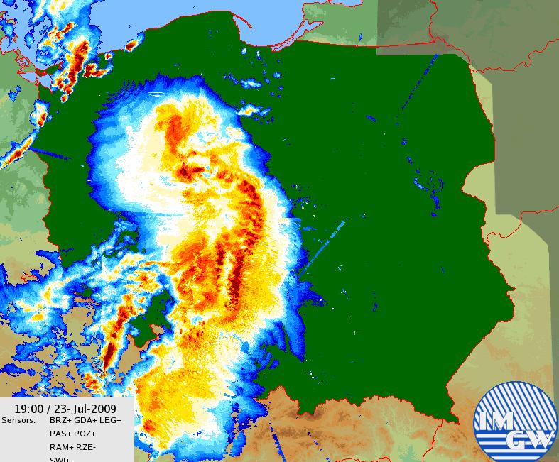 zawirowanie bow echo Ryc. 36.