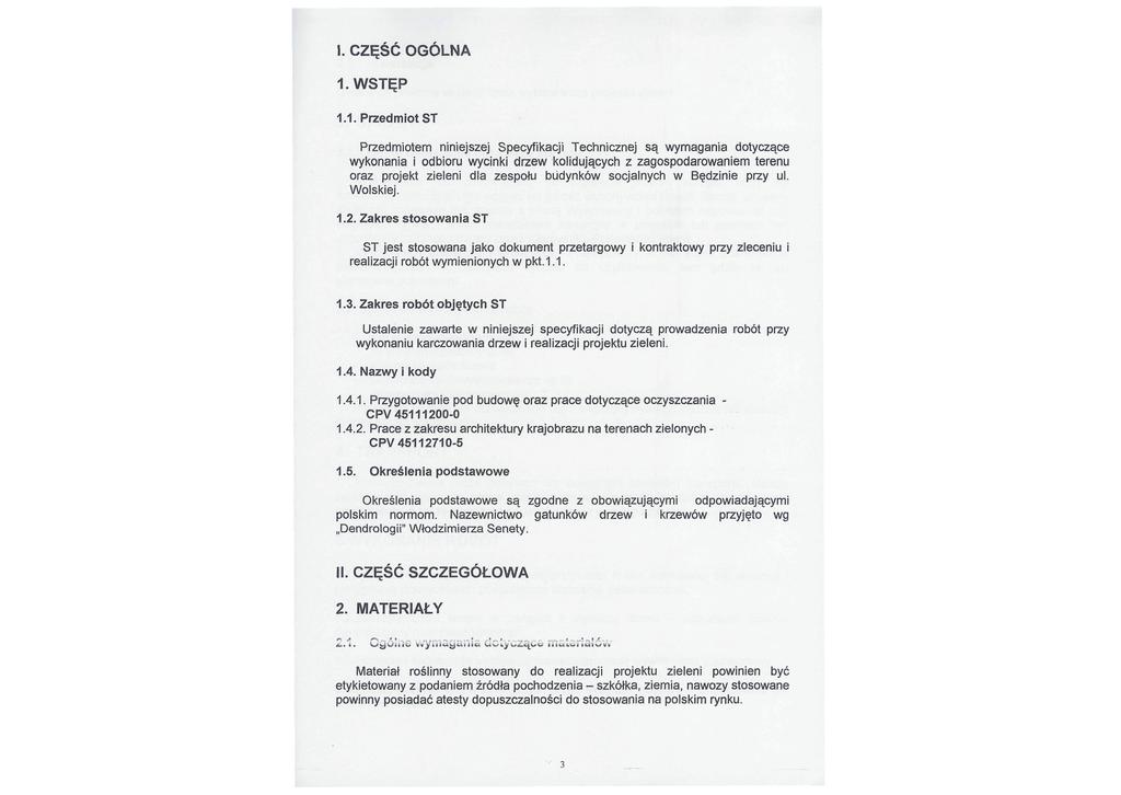 I. CZĘŚĆ OGÓLNA 1.