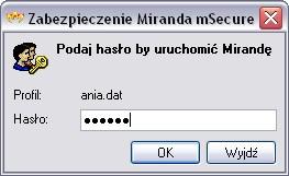 11. Pamiętajmy, że jeśli w punkcie [8e] ustawiliśmy hasło, będziemy o nie pytani przy każdym uruchomieniu programu.