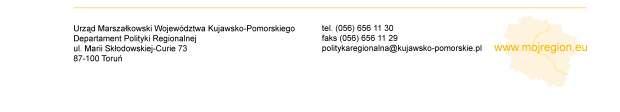 OFERTA FUNDUSZY PORĘCZENIOWYCH: 1. Kujawsko-