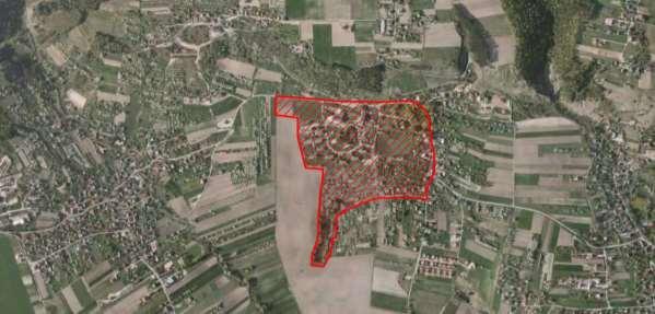 Obszar nr 1. Karniowice W granicach: ul. Rycerska, ul. Modrzewiowa, przedłużenie ul.