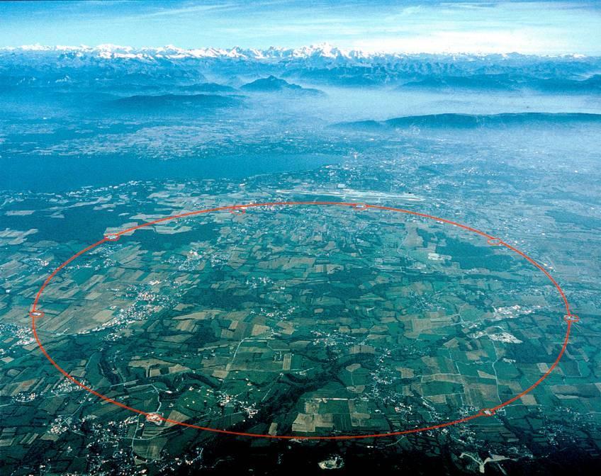 The LHC machine The Large Hadron Collider is a 27 km long collider ring housed in