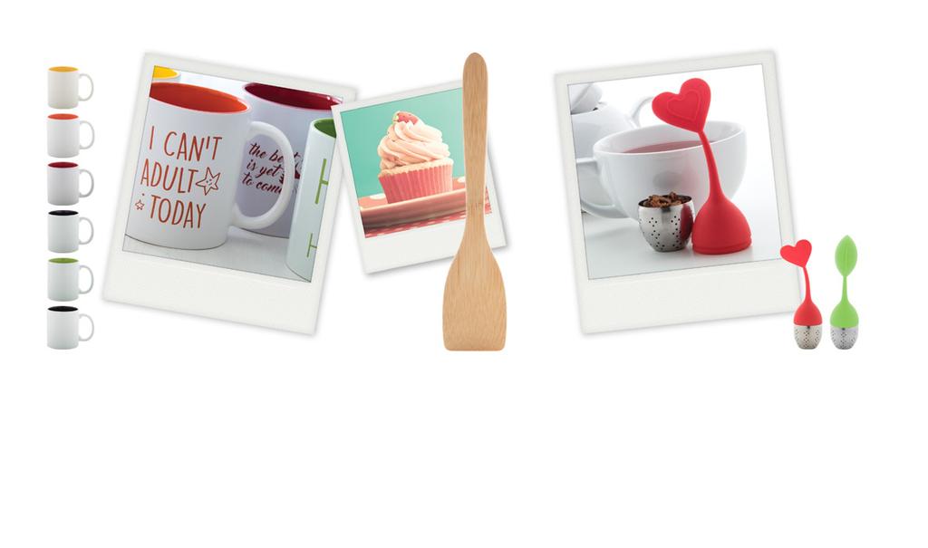 21 HOME AND KITCHEN HOME AND KITCHEN 21 REVERY AP862009 ø81 95 mm [ E2 (50 50 mm) 15,62 zł Biały kubek z kolorowym środkiem i nadrukiem w pasującym kolorze, poj. 350ml. na stronie 94.