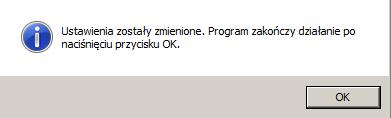 Po zmianie lokalizacji pojawi się komunikat: Rys. 10 Komunikat potwierdzający zmianę lokalizacji składowania e-deklaracji.