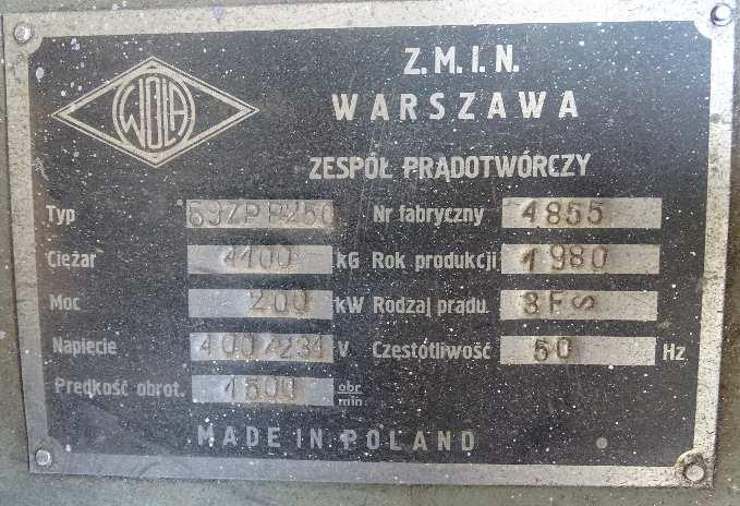 Pakiet II 1 ZAKRES PRAC. W zakres przeglądu wchodzi wykonanie następujących czynności: 1. Sprawdzenia: a. braku wycieków oleju, cieczy chłodzącej i paliwa, b. szczelności układu wydechowego, c.