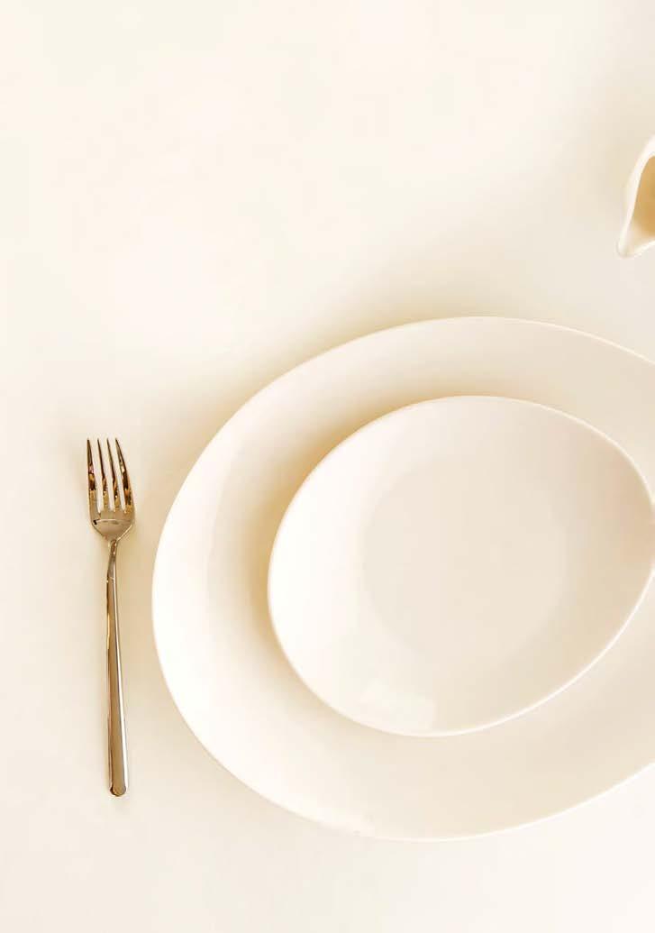 PORCELANA LUZERNE EVOLUTION Prowokująca kształtem i nieregularną formą nawiązuje do natury. Linia o fantazyjnym wyglądzie dająca możliwość odważnej i niecodziennej prezentacji dań.