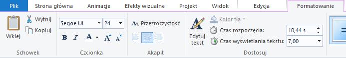 Wystarczy najechać kursorem myszy nad znacznik, kursor zmieni swój kształt na strzałki, nacisnąć lewy przycisk myszy i przesuwać myszką aby uzyskać zmianę wielkości.