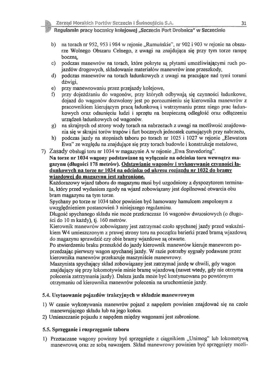 Zarząd M orskich Portów Szczecin i Świnoujście S.