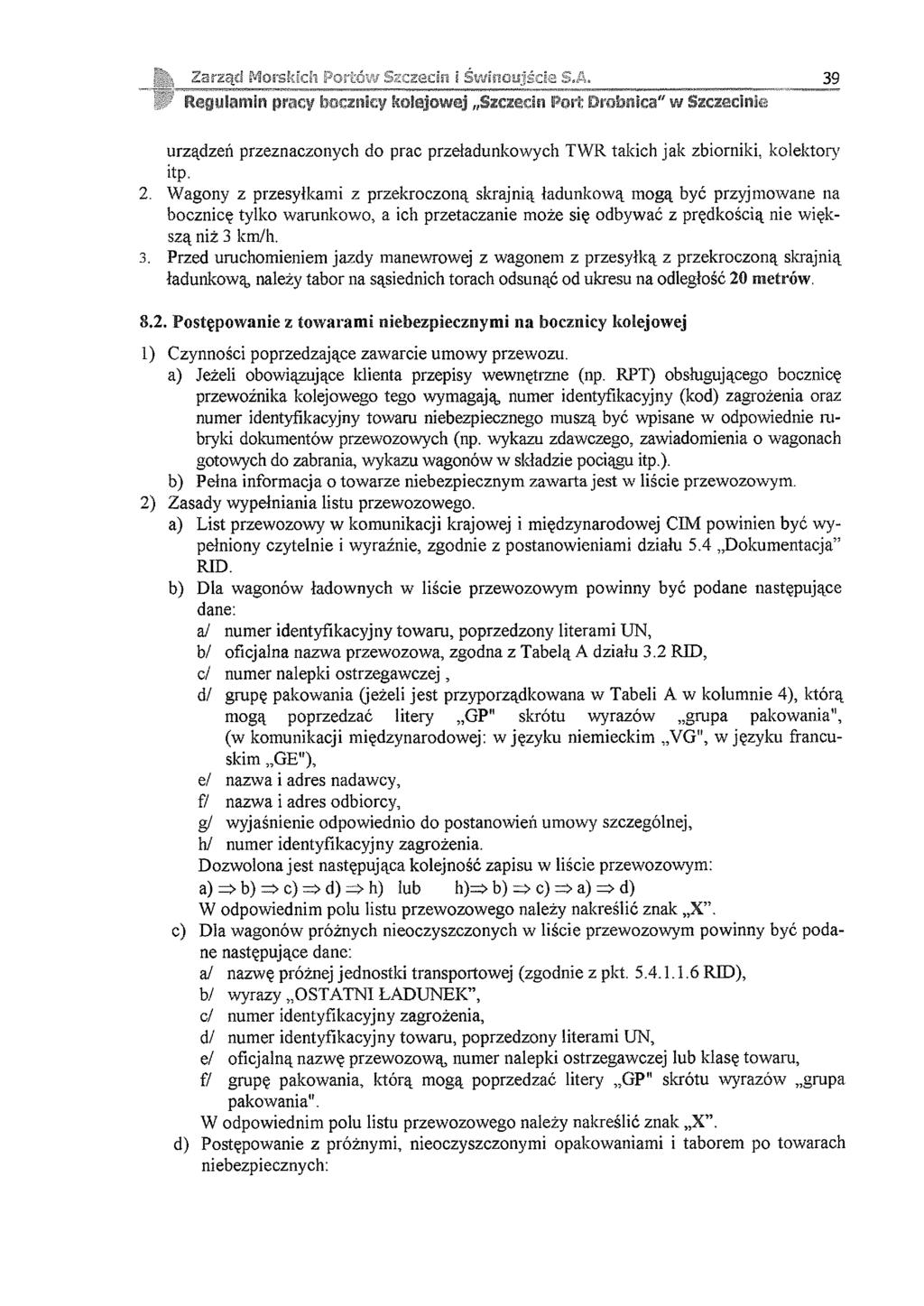 Zarząd Morskich Portów Szczecin i Św inoujście S.A.