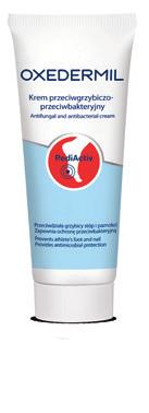 Pojemność: 75 ml (BLOZ: 7051423) ANTYPERSPIRANT-KREM PRZECIW NADMIERNEJ POTLIWOŚCI STÓP Wskazania: do codziennego stosowania przy nadmiernej potliwości stóp.