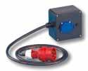 Rozdzielacze gniazdowe i adaptery Adapter - z tworzywa IP44 bryzgoszczelny Wejście: 1 CEE-wtyczka 16A 5P 400V Wyjście: 1 CEE-gniazdo 32A 5P 400V 9437420W Wejście: 1 CEE-zwrotnica faz 16A 5P 400V