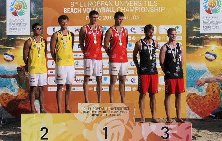 Sukcesy na AME Siatkówka Plażowa Akademickie Mistrzostwa Europy w Porto, w Portugali 2013 - Polacy na podium? Tak! - Polski finał?